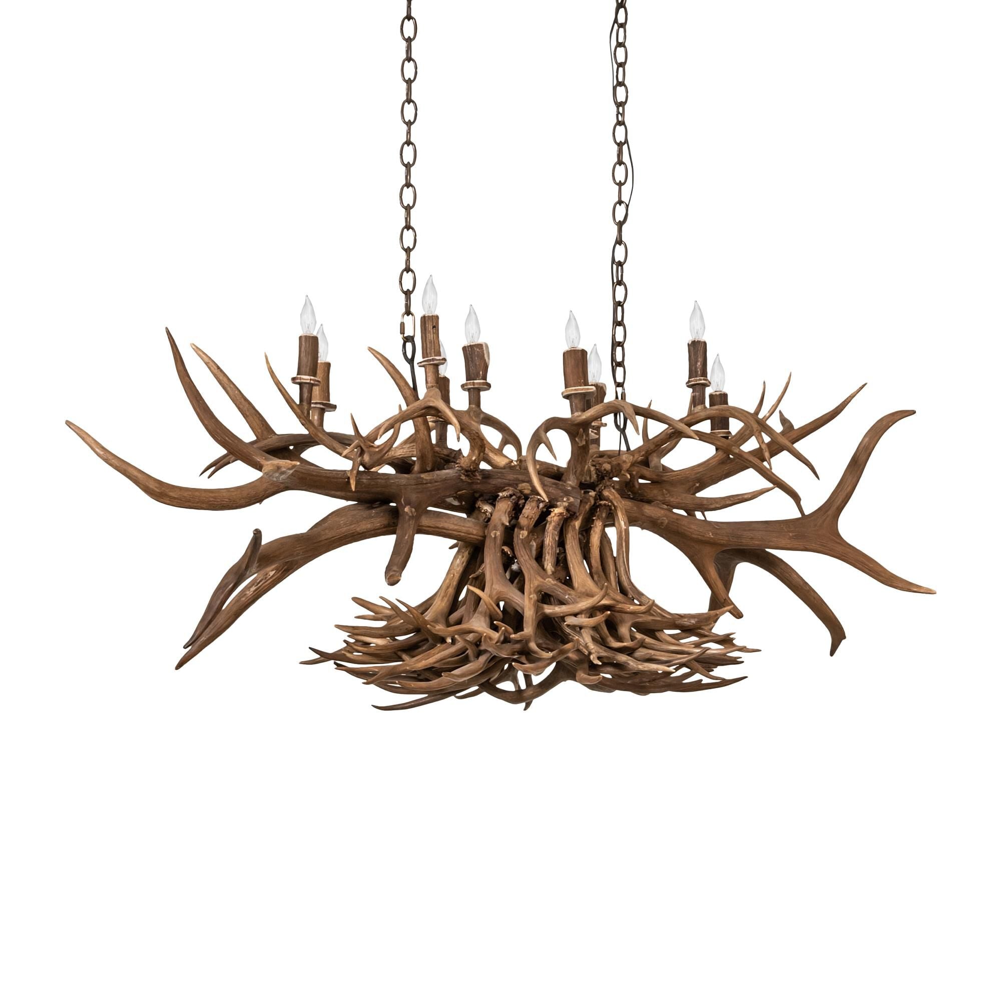Candle chandelier - Orion Stone for dining room view 2