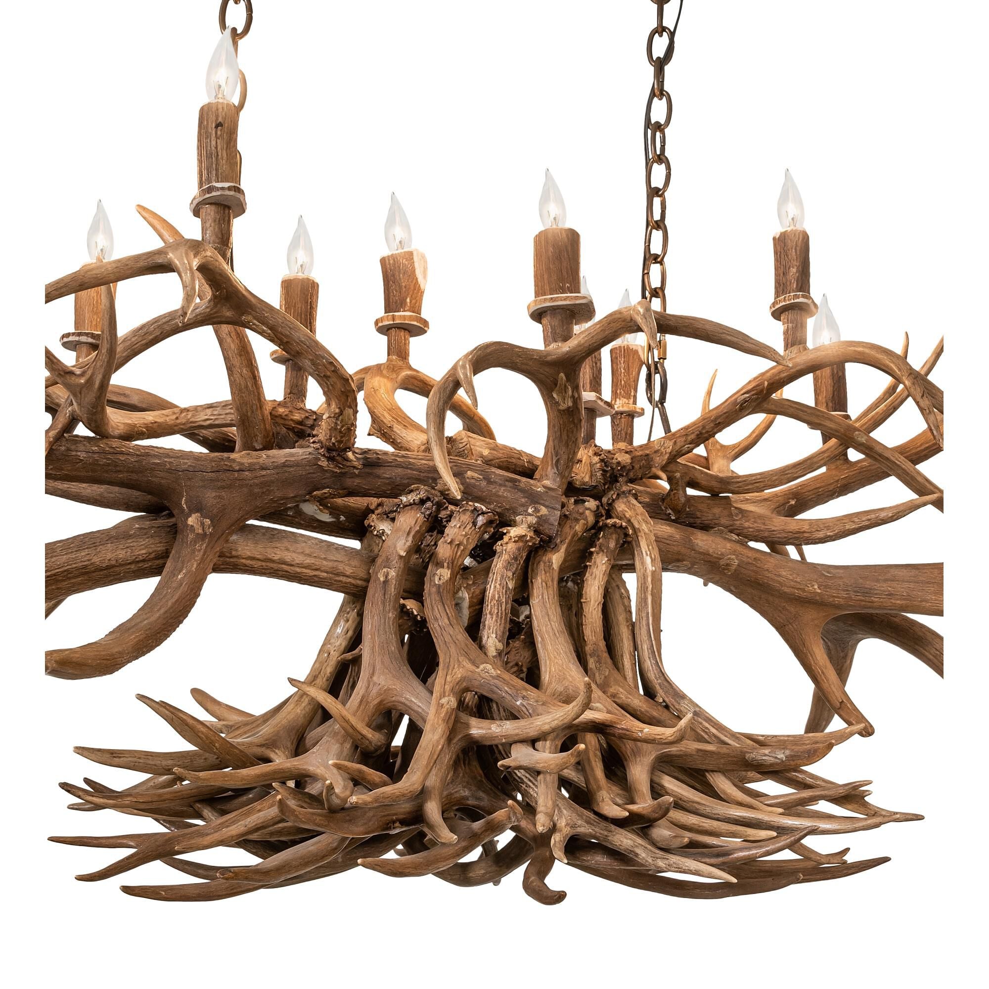 Candle chandelier - Orion Stone for dining room view 3