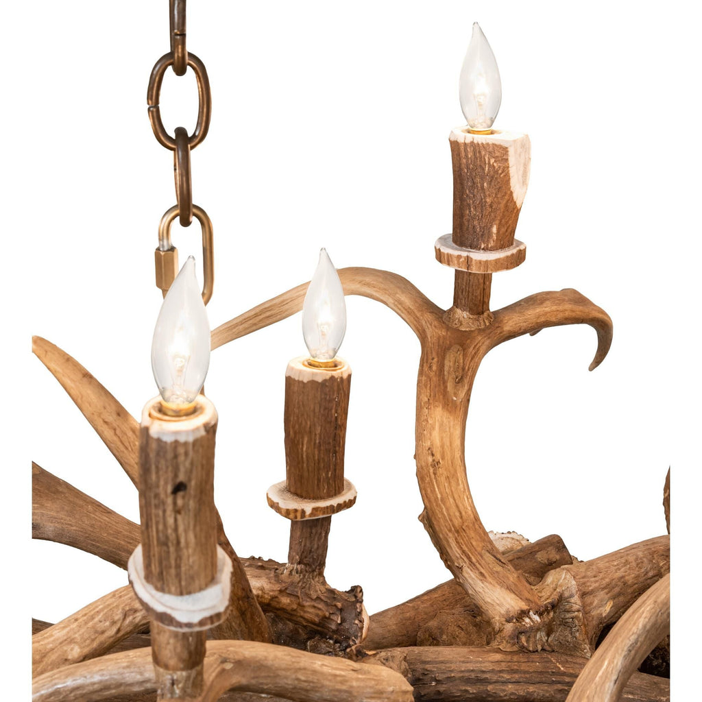 Candle chandelier - Orion Stone for dining room view 4