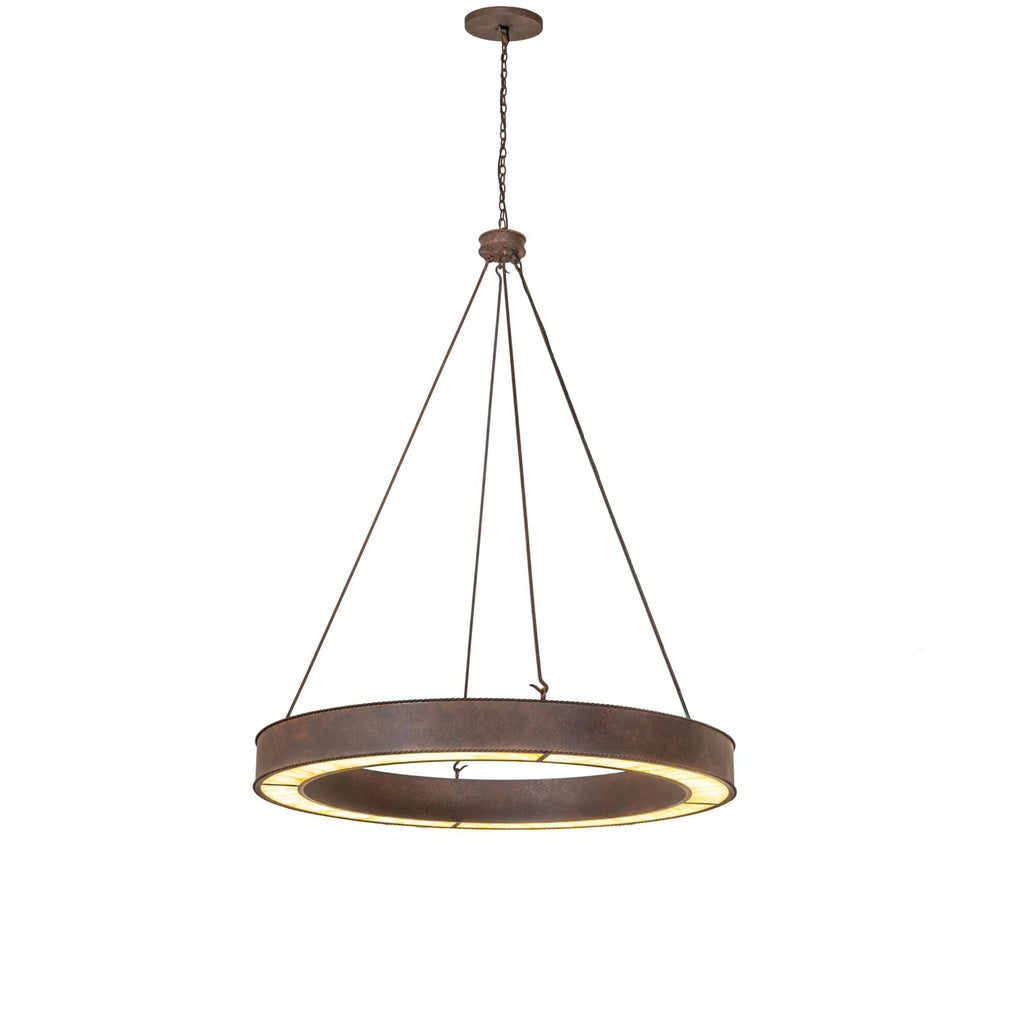 60 in. LED Chandelier - Onda Halo for dining room view 10