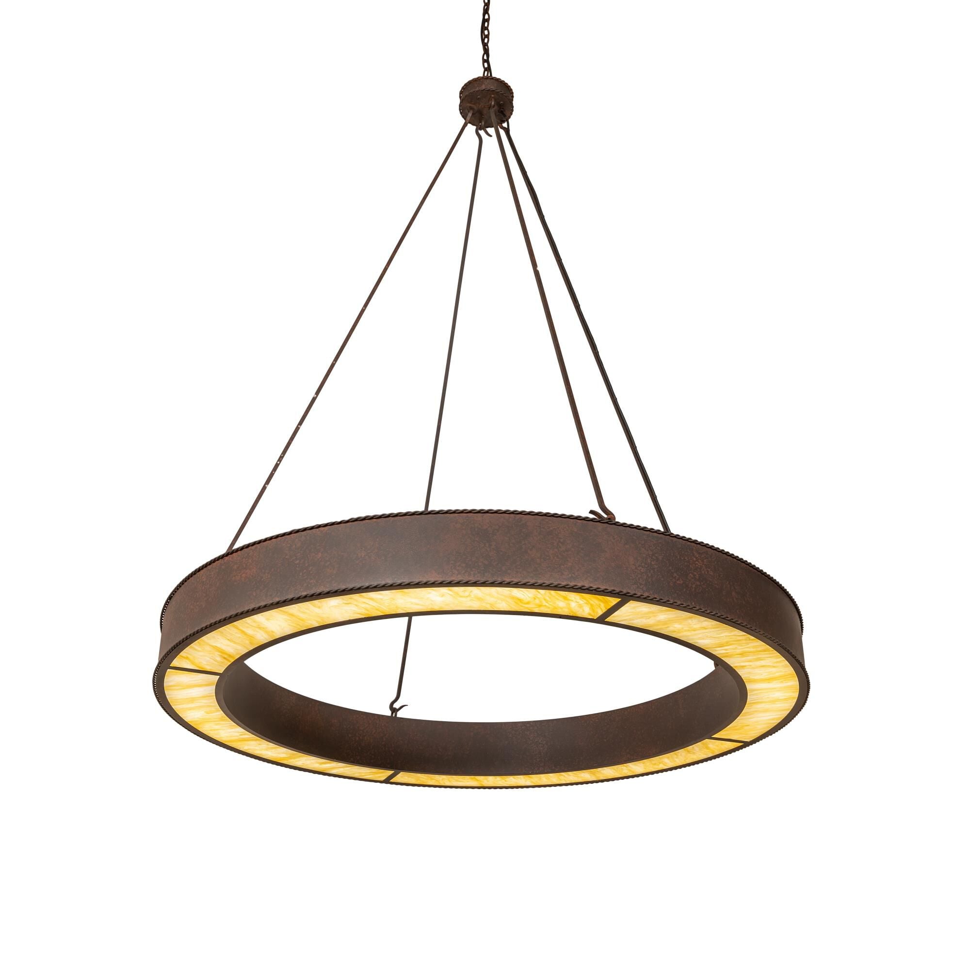 60 in. LED Chandelier - Onda Halo for dining room view 8