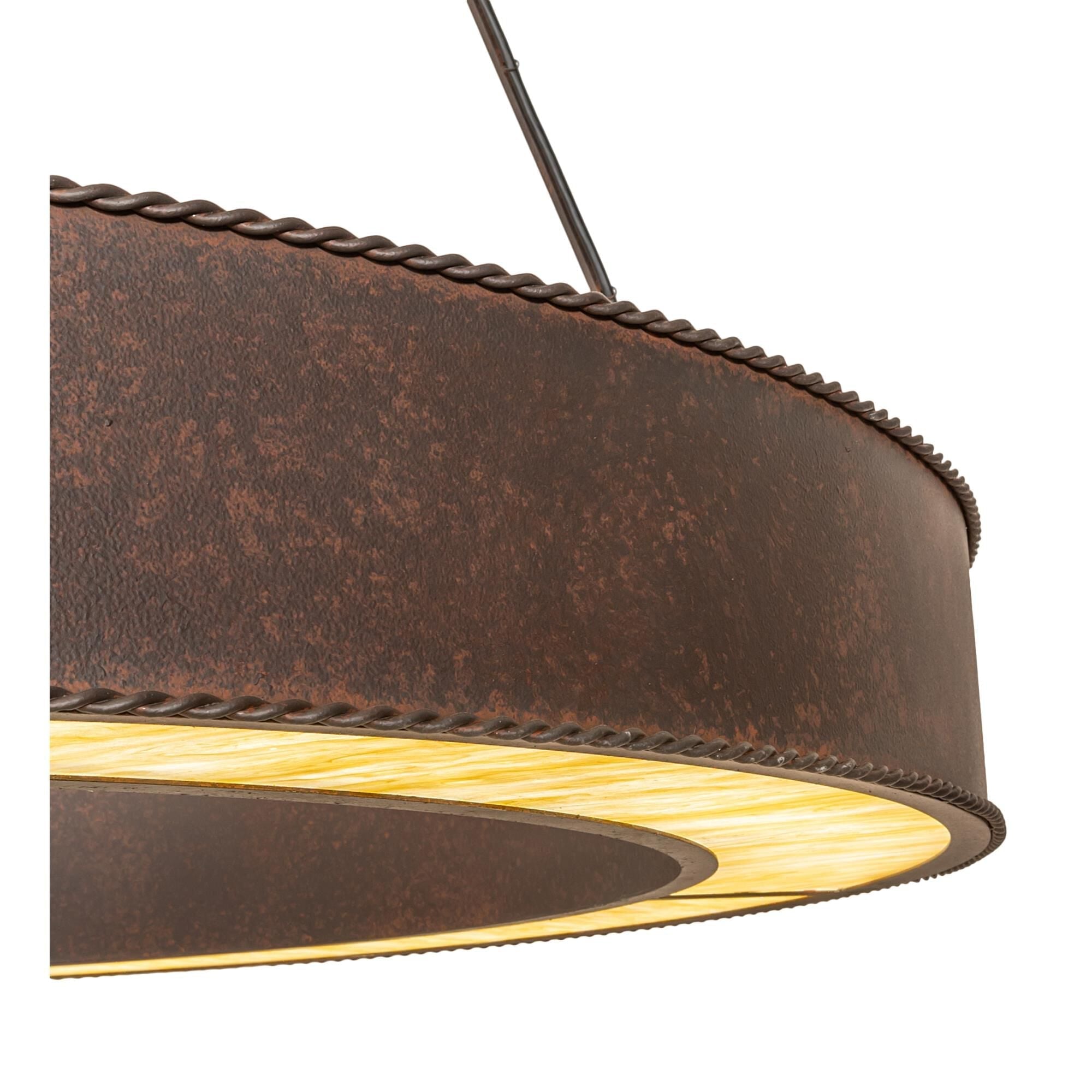 60 in. LED Chandelier - Onda Halo for dining room view 7