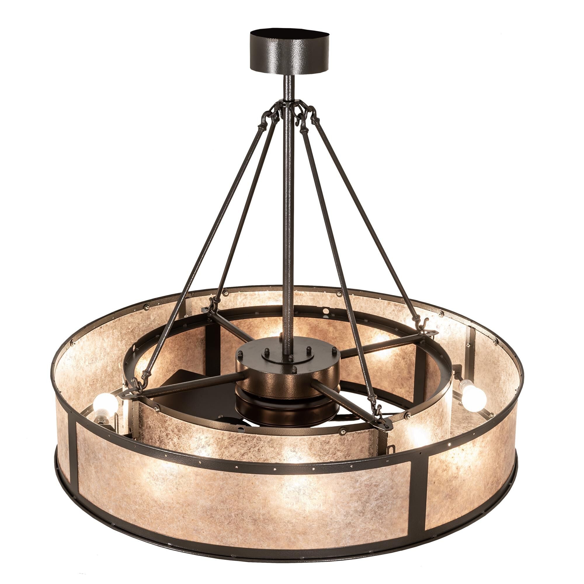 8-Light 45 in. Chandelier - Faye Halo for dining room view 5