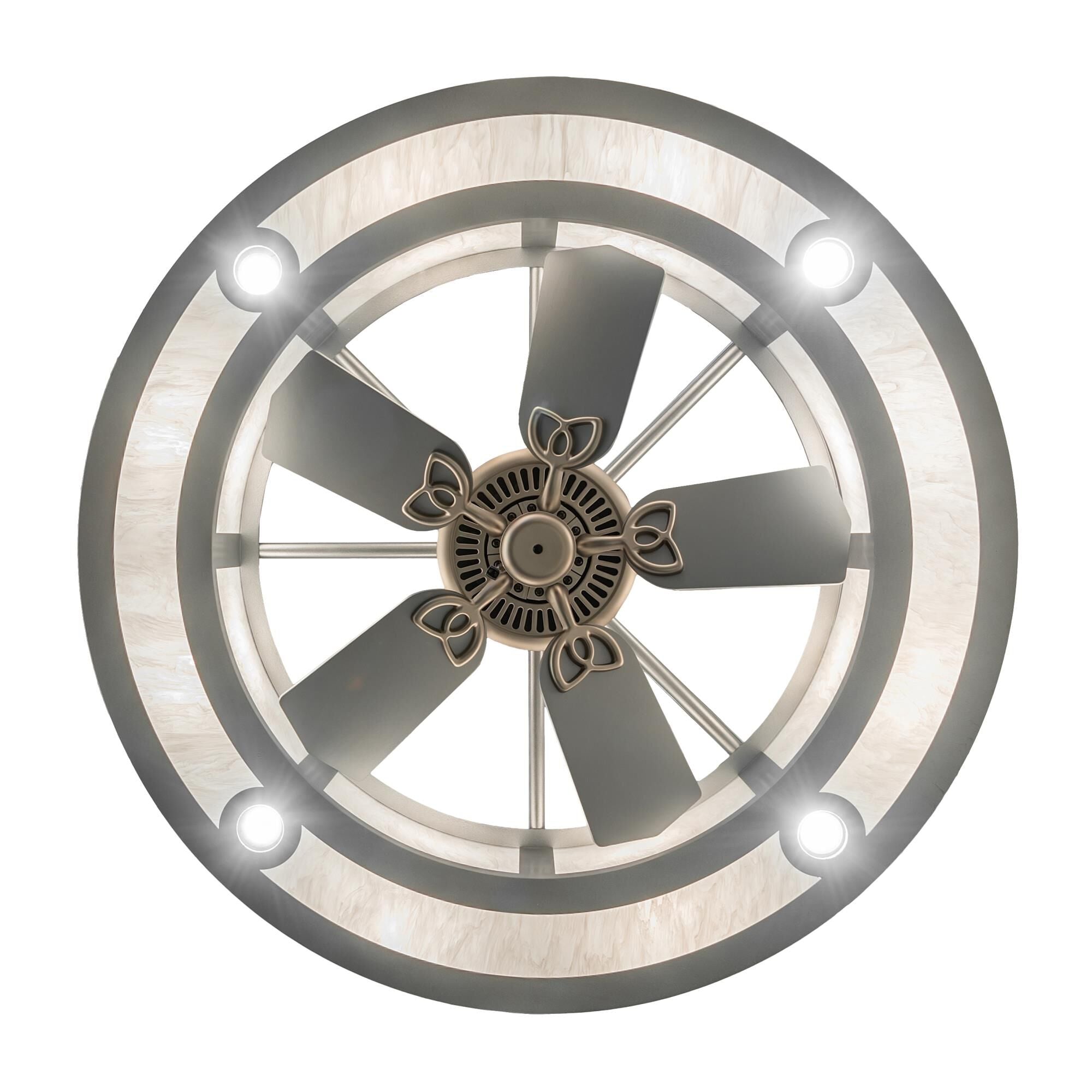 8-Light 46 in. Chandelier - Linnea Bloom for dining room view 3
