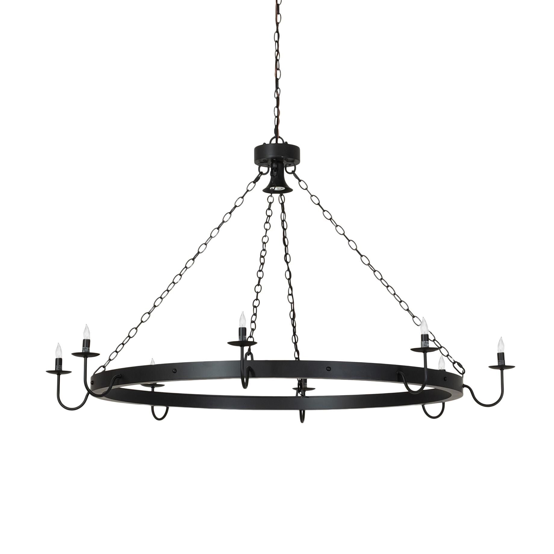 Candle chandelier - Milan Bloom for dining room view 2