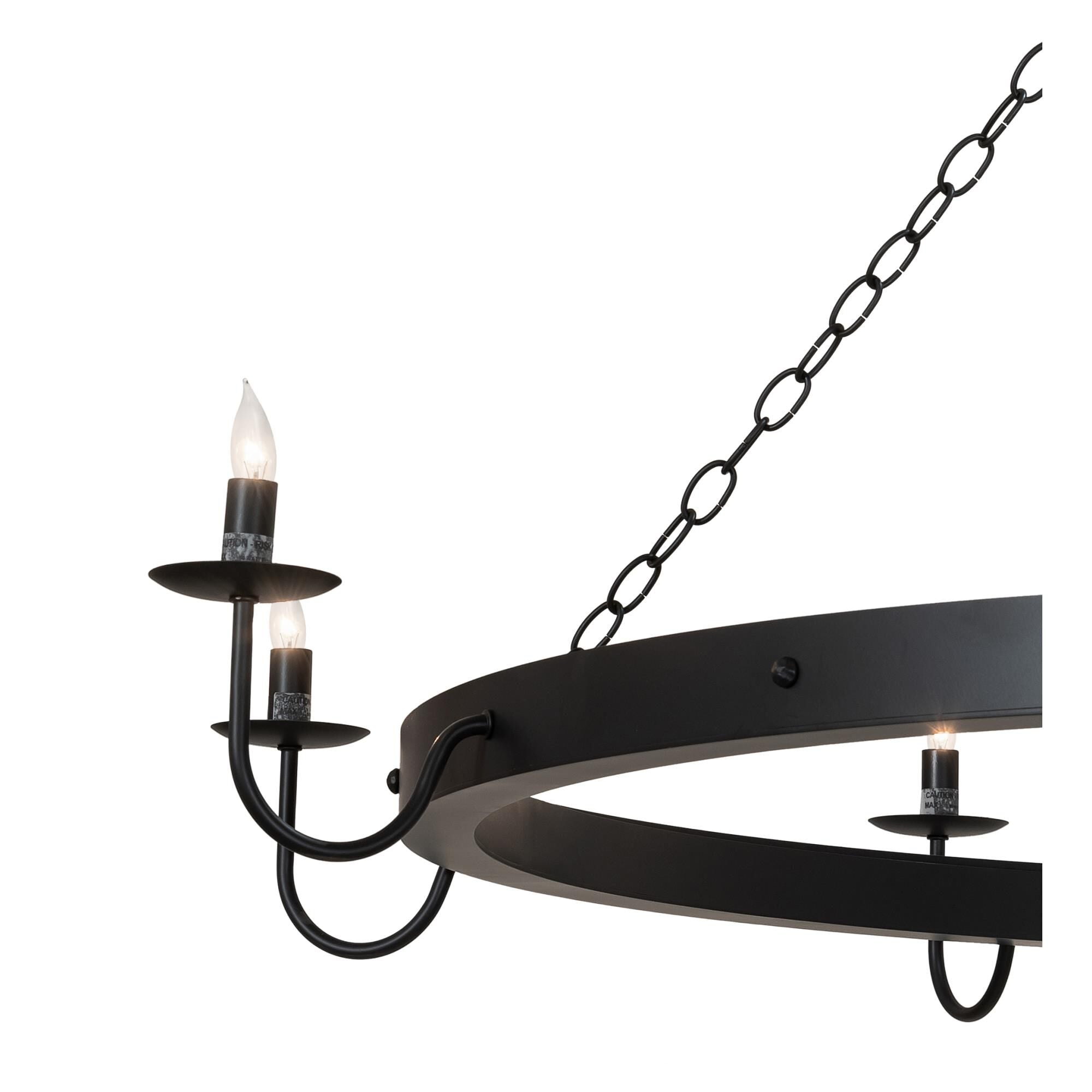 Candle chandelier - Milan Bloom for dining room view 3