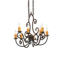 Candle chandelier - Quinn Cove for dining room view 1