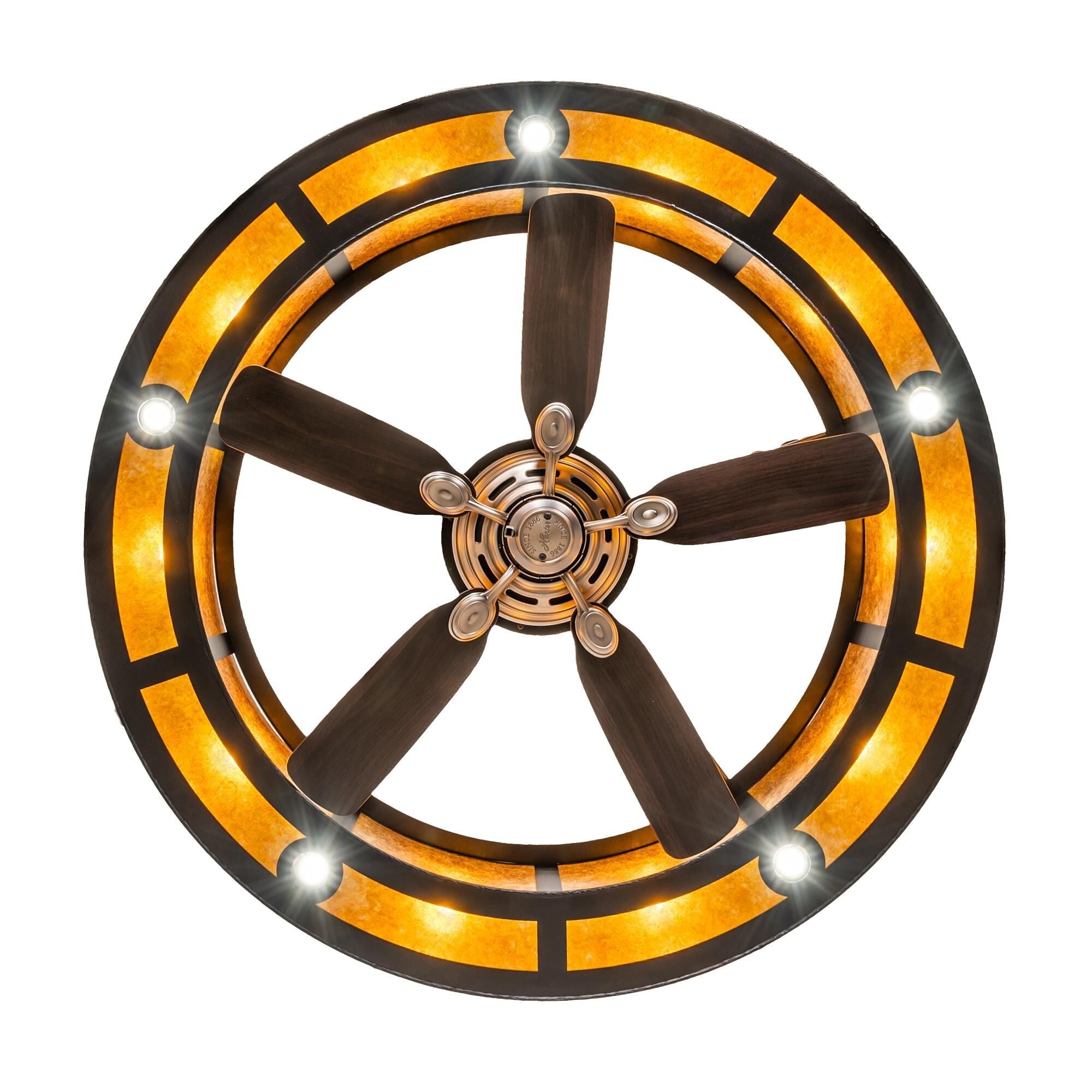 Wood chandelier - Sabine Halo for dining room view 6