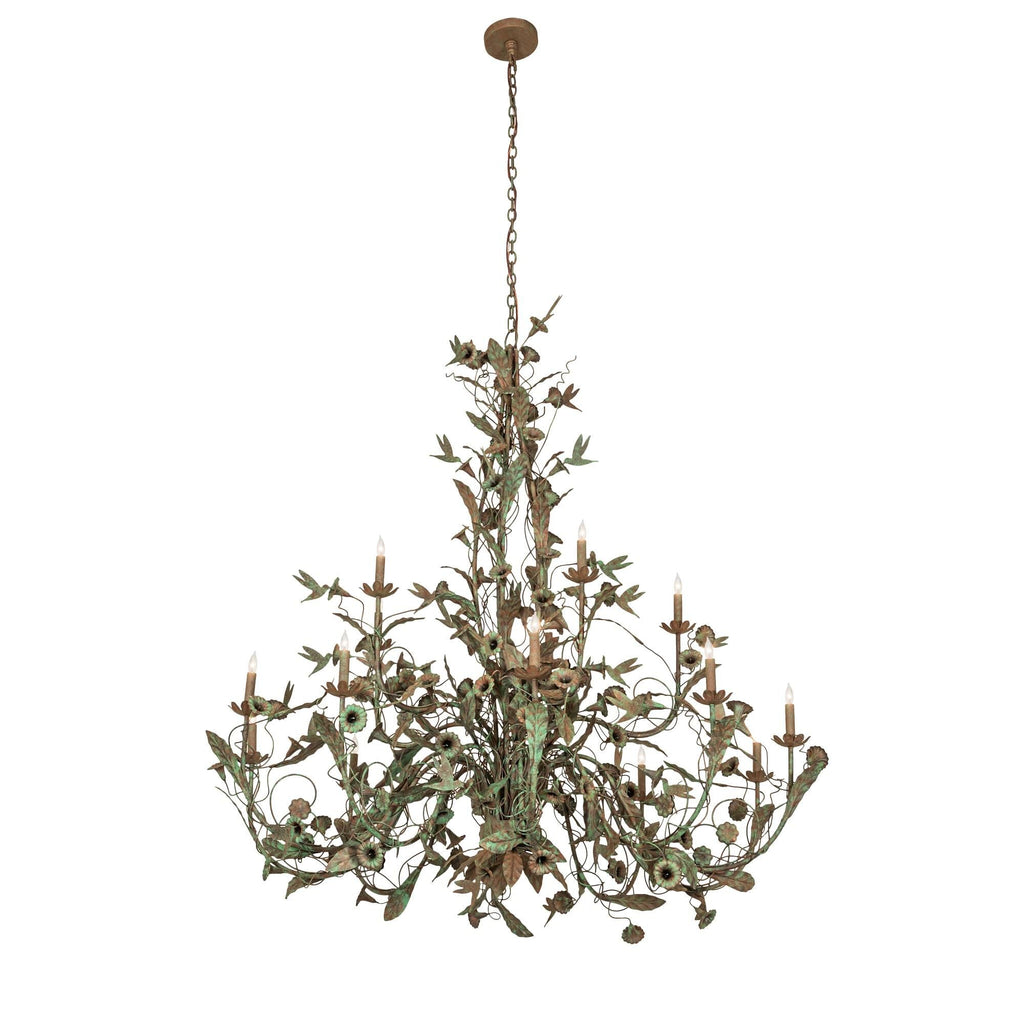 Candle chandelier - Talia Cove for dining room view 4