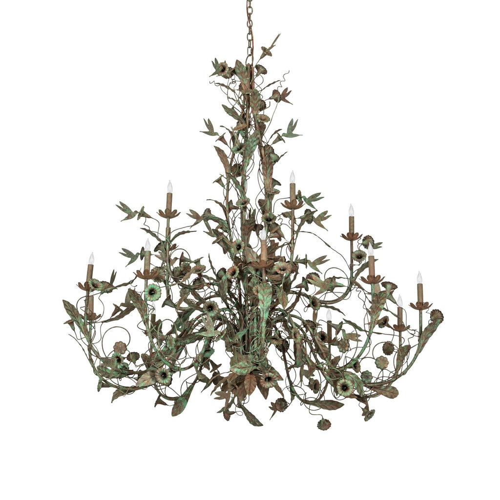 Candle chandelier - Talia Cove for dining room view 2