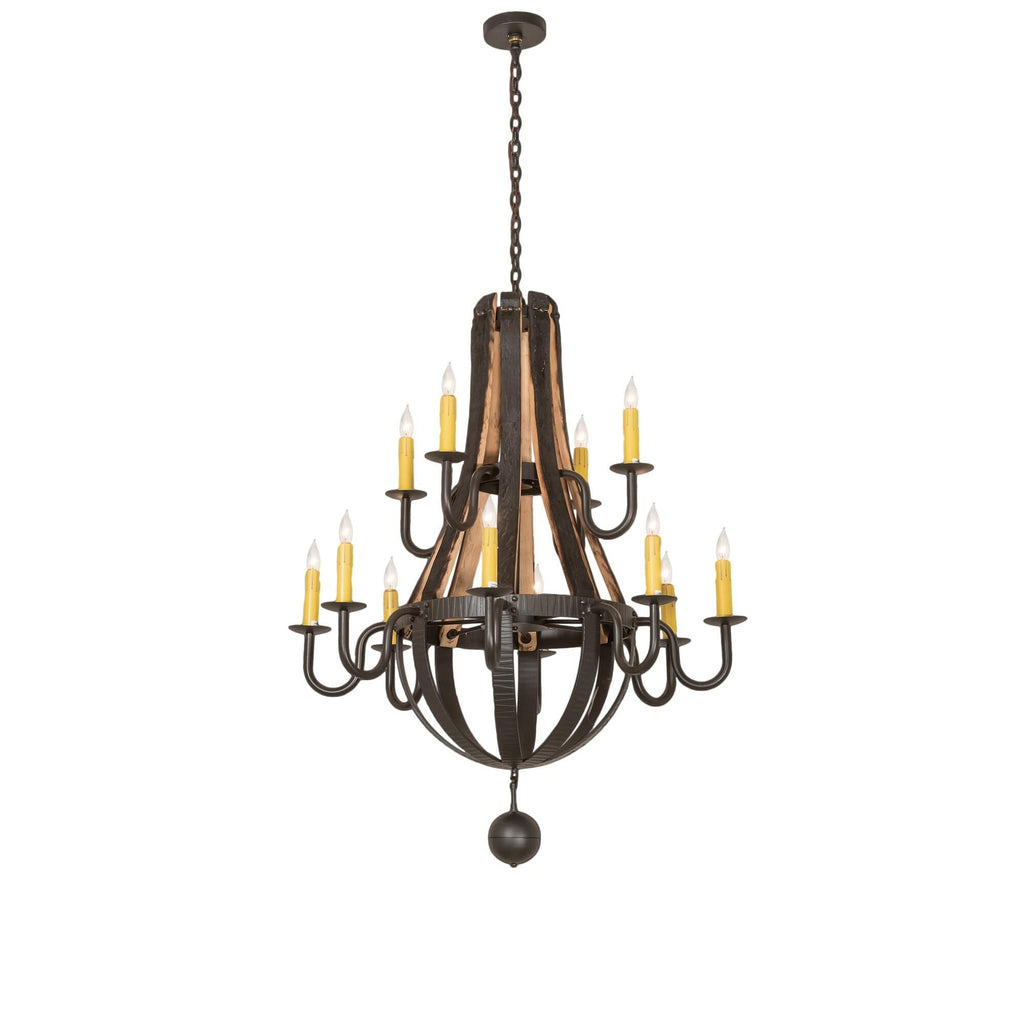 12-Light 44 in. Chandelier - Lumen Ridge for dining room view 5
