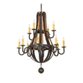 12-Light 44 in. Chandelier - Lumen Ridge for dining room view 1