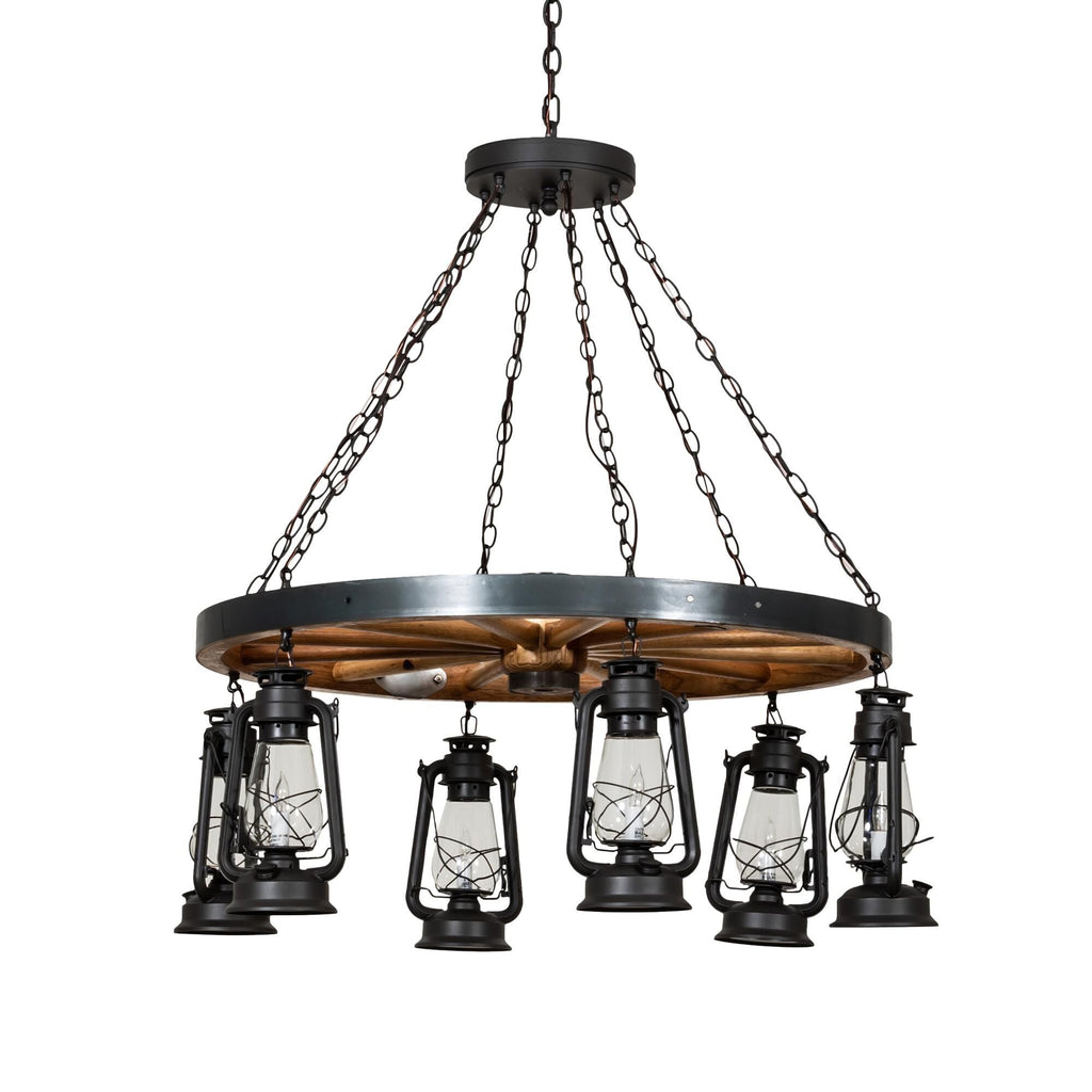 Lantern chandelier - Ember Bloom for dining room view 2