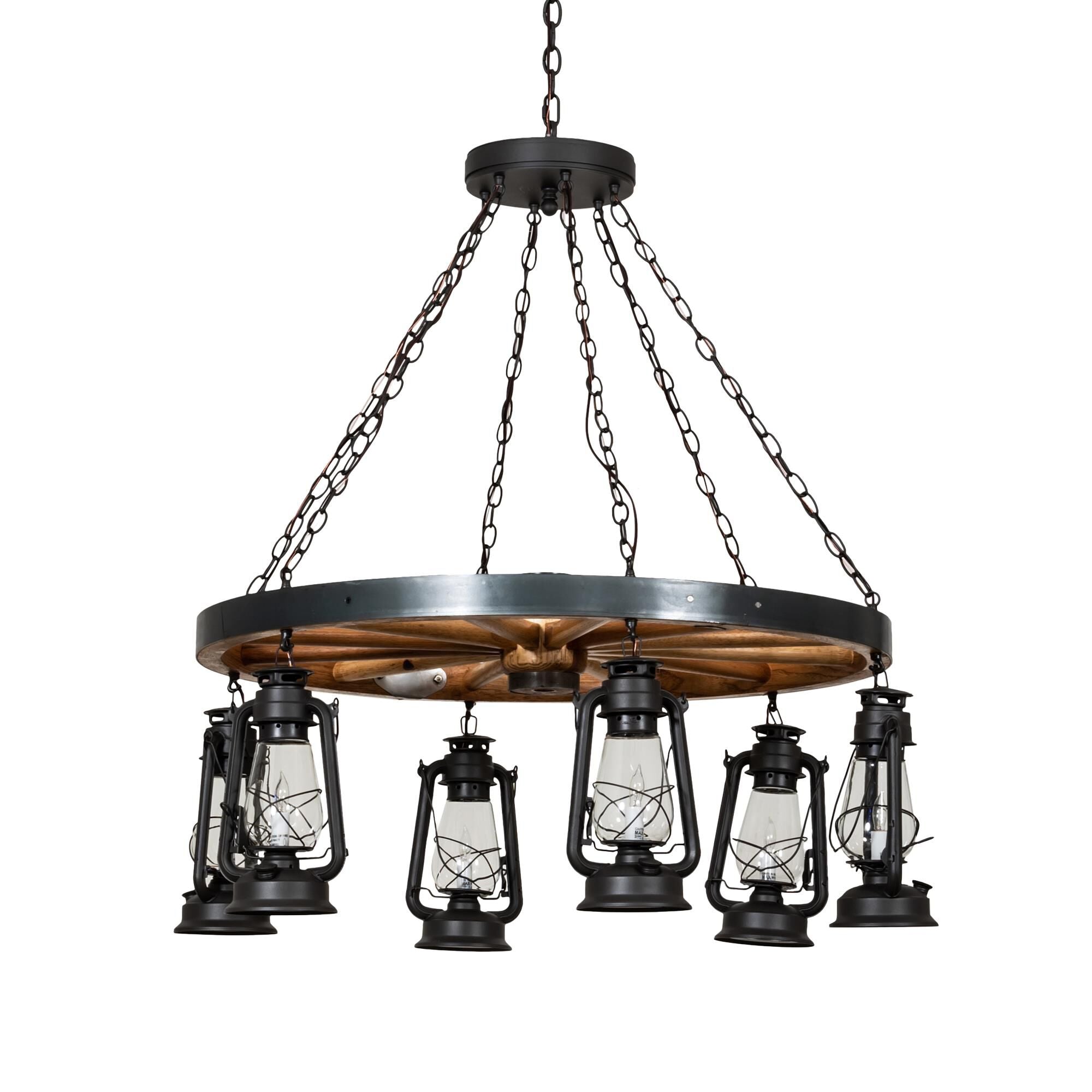 Lantern chandelier - Ember Bloom for dining room view 2