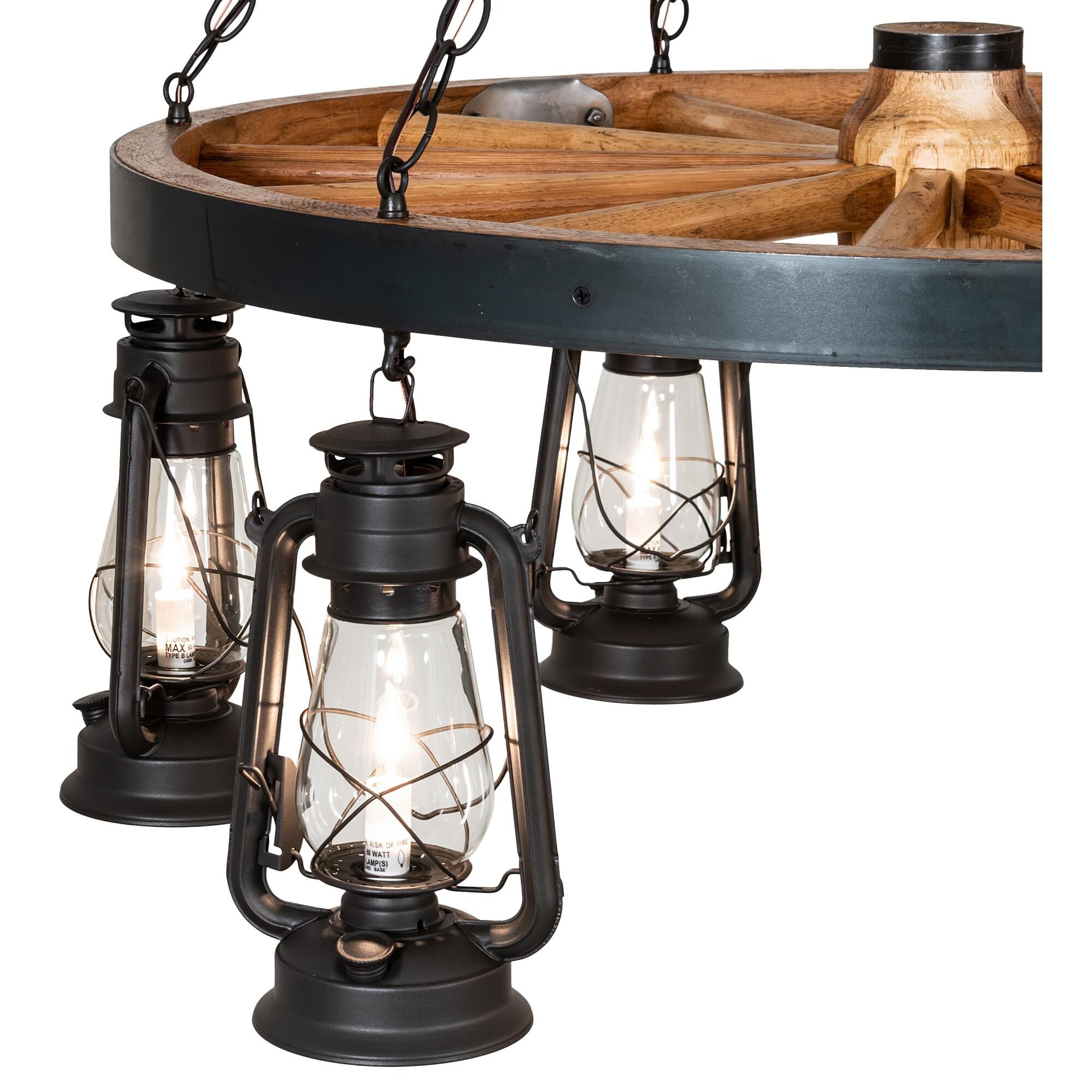 Lantern chandelier - Ember Bloom for dining room view 3