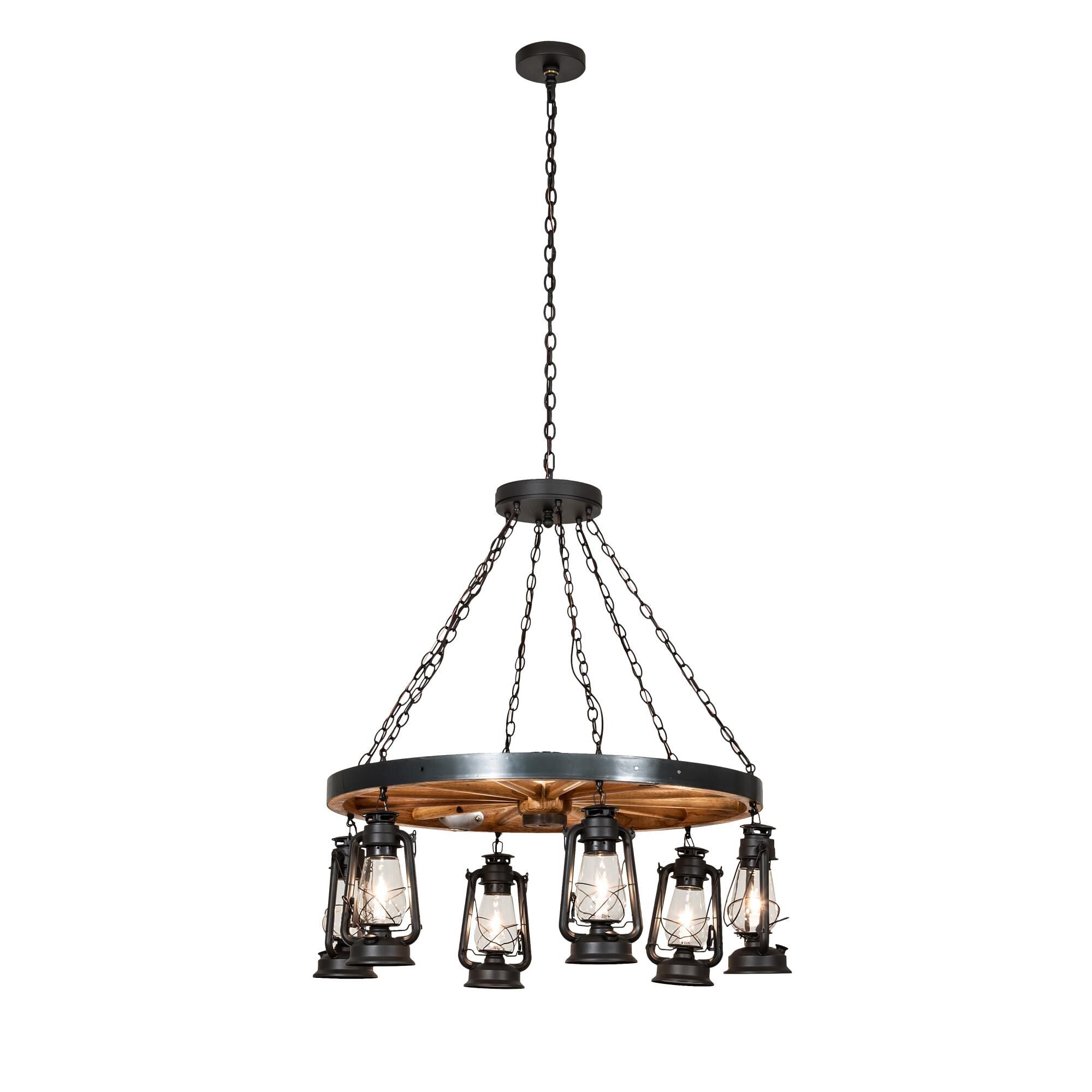Lantern chandelier - Ember Bloom for dining room view 4