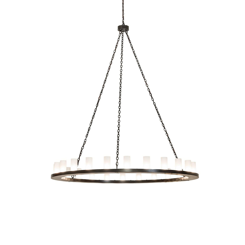 24-Light 72 in. Chandelier - Avon Halo for dining room view 1