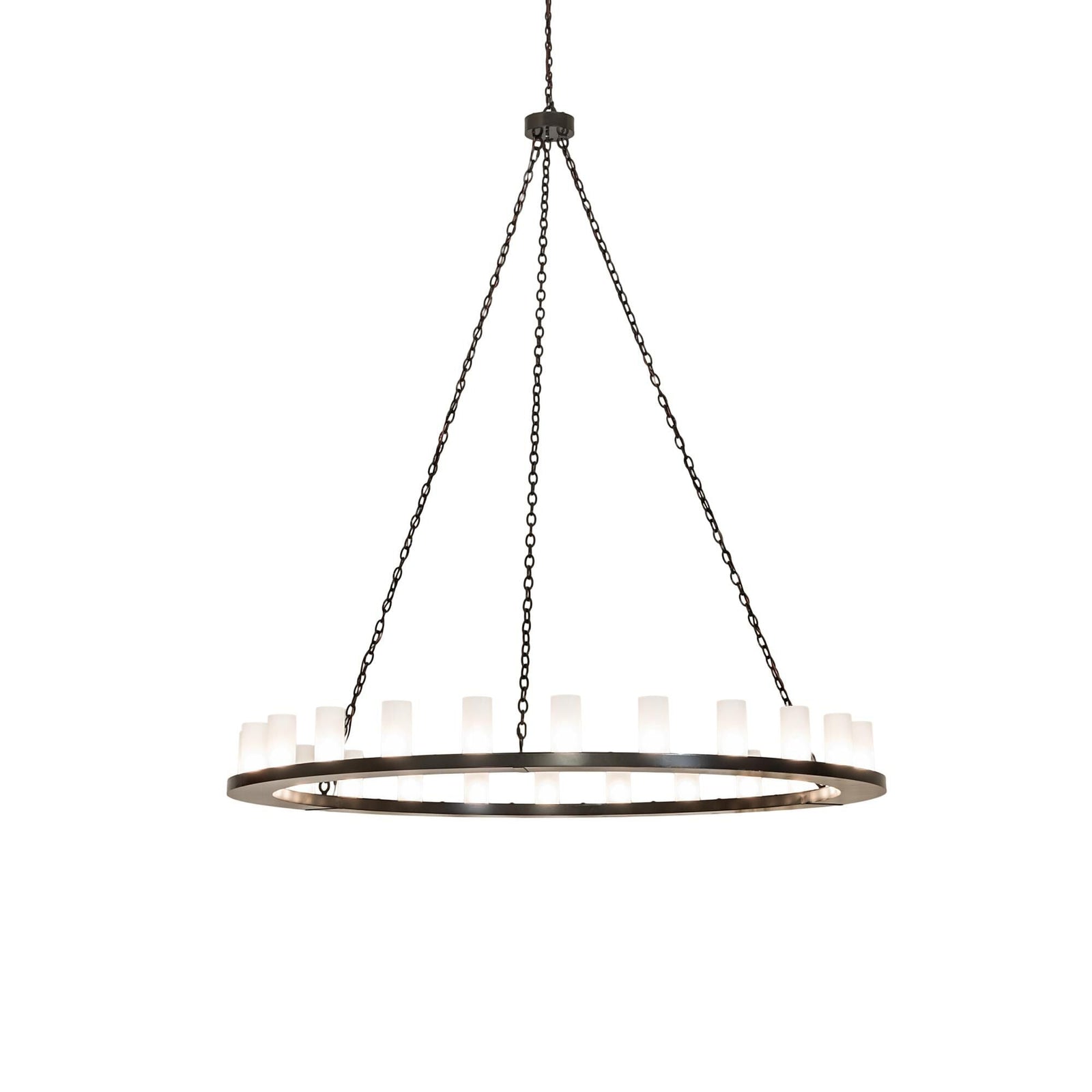 24-Light 72 in. Chandelier - Avon Halo for dining room view 1