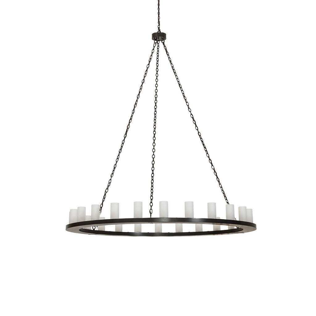 24-Light 72 in. Chandelier - Avon Halo for dining room view 2