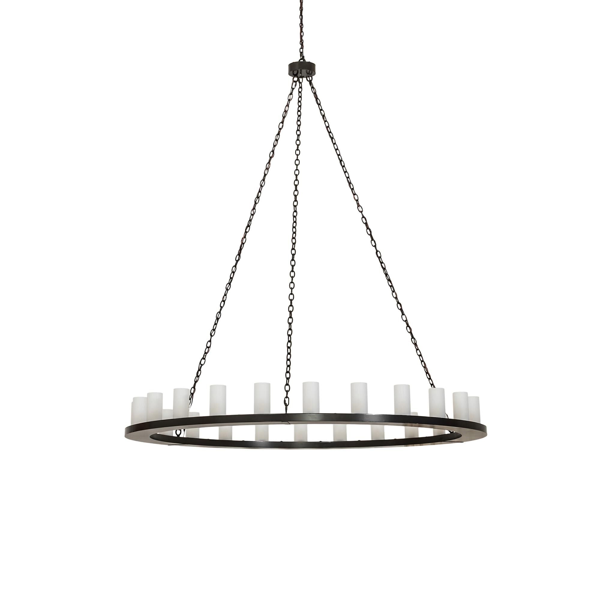 24-Light 72 in. Chandelier - Avon Halo for dining room view 2