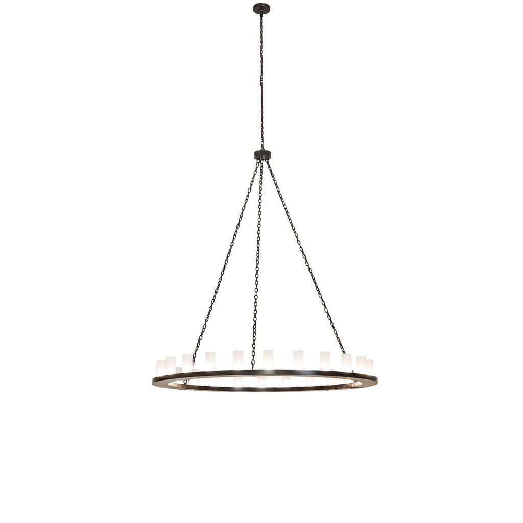 24-Light 72 in. Chandelier - Avon Halo for dining room view 4