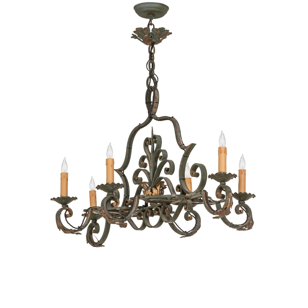 Candle chandelier - Yara Ridge for dining room view 2