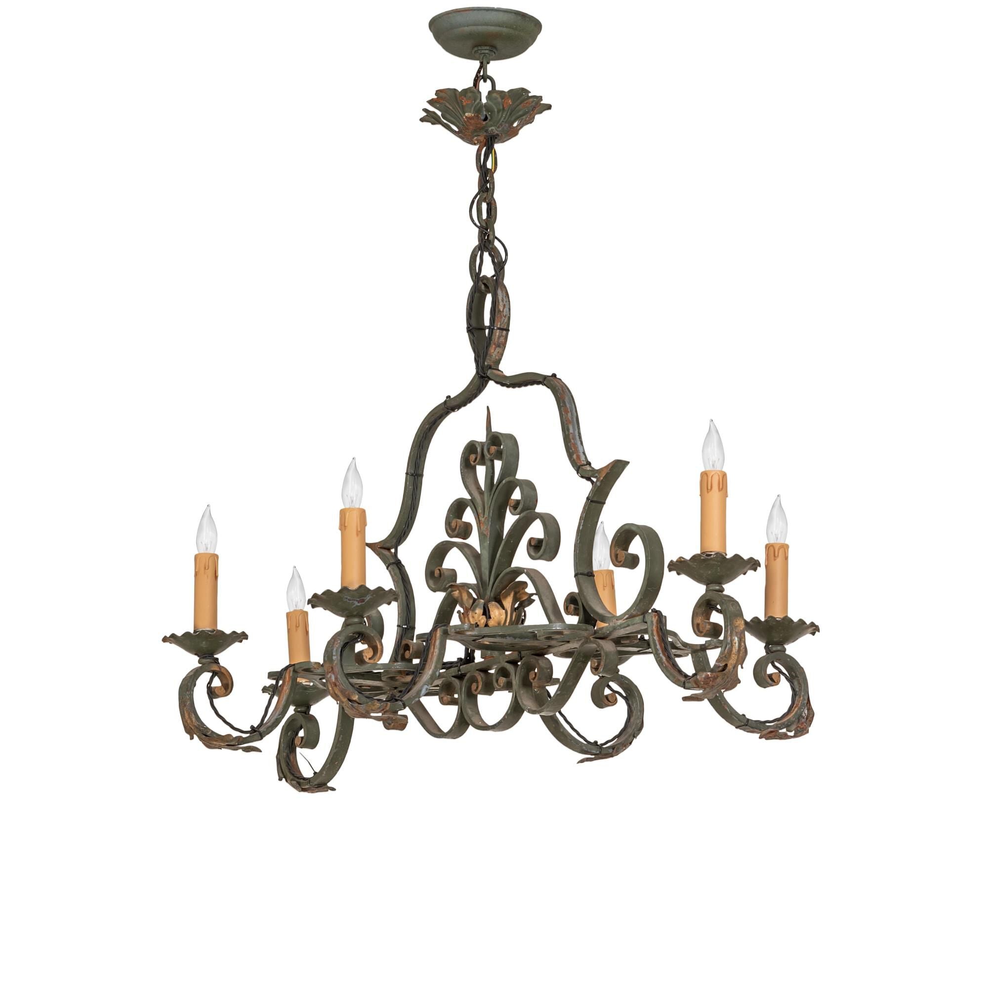 Candle chandelier - Yara Ridge for dining room view 2