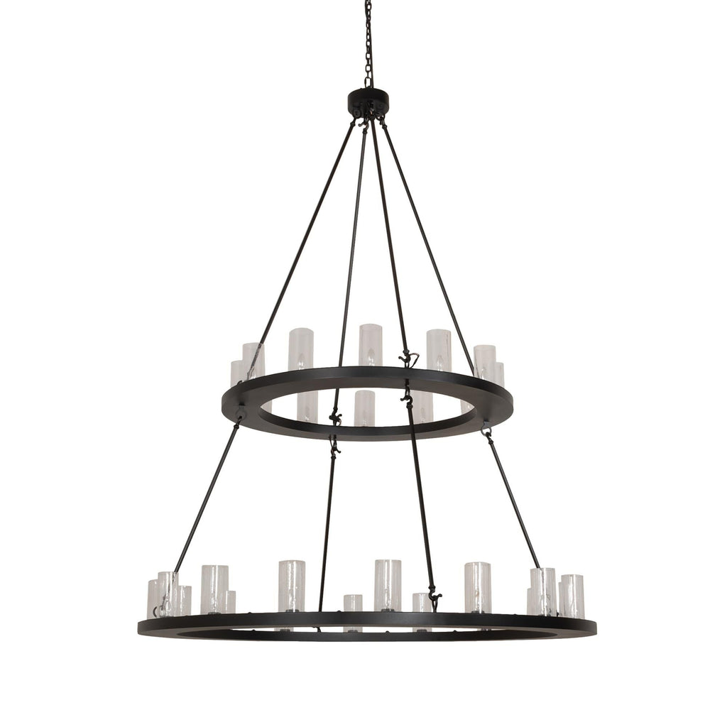 28-Light 60 in. Chandelier - Indra Bloom for dining room view 2