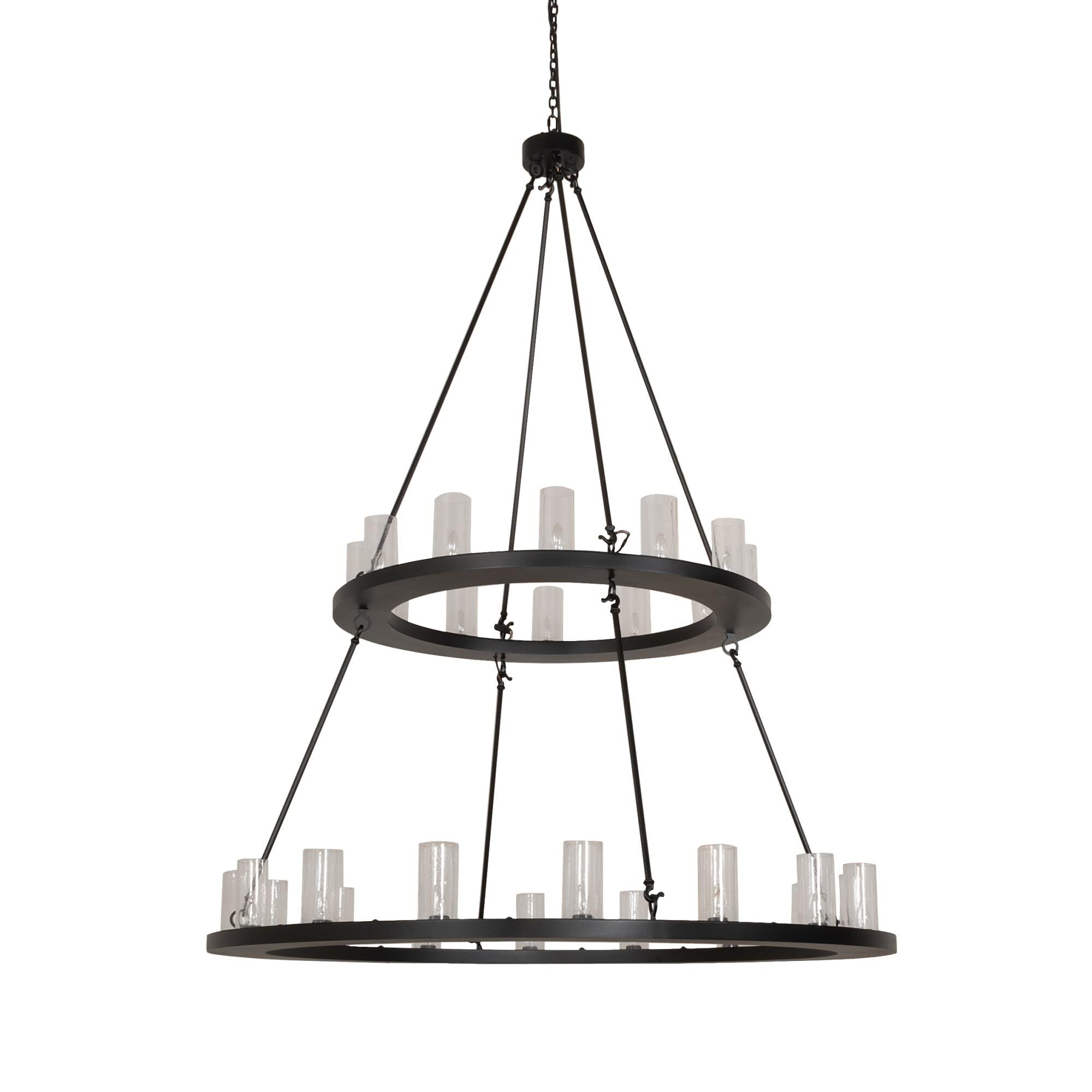 28-Light 60 in. Chandelier - Indra Bloom for dining room view 2