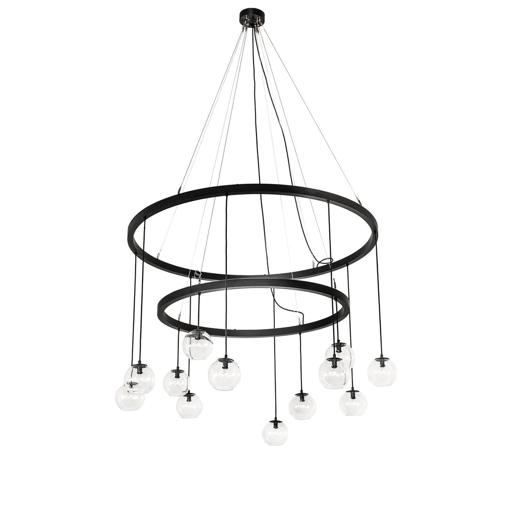 Candle chandelier - Tova Cove for dining room view 2