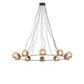 10-Light 73 in. Chandelier - Ansel Grove for dining room view 1