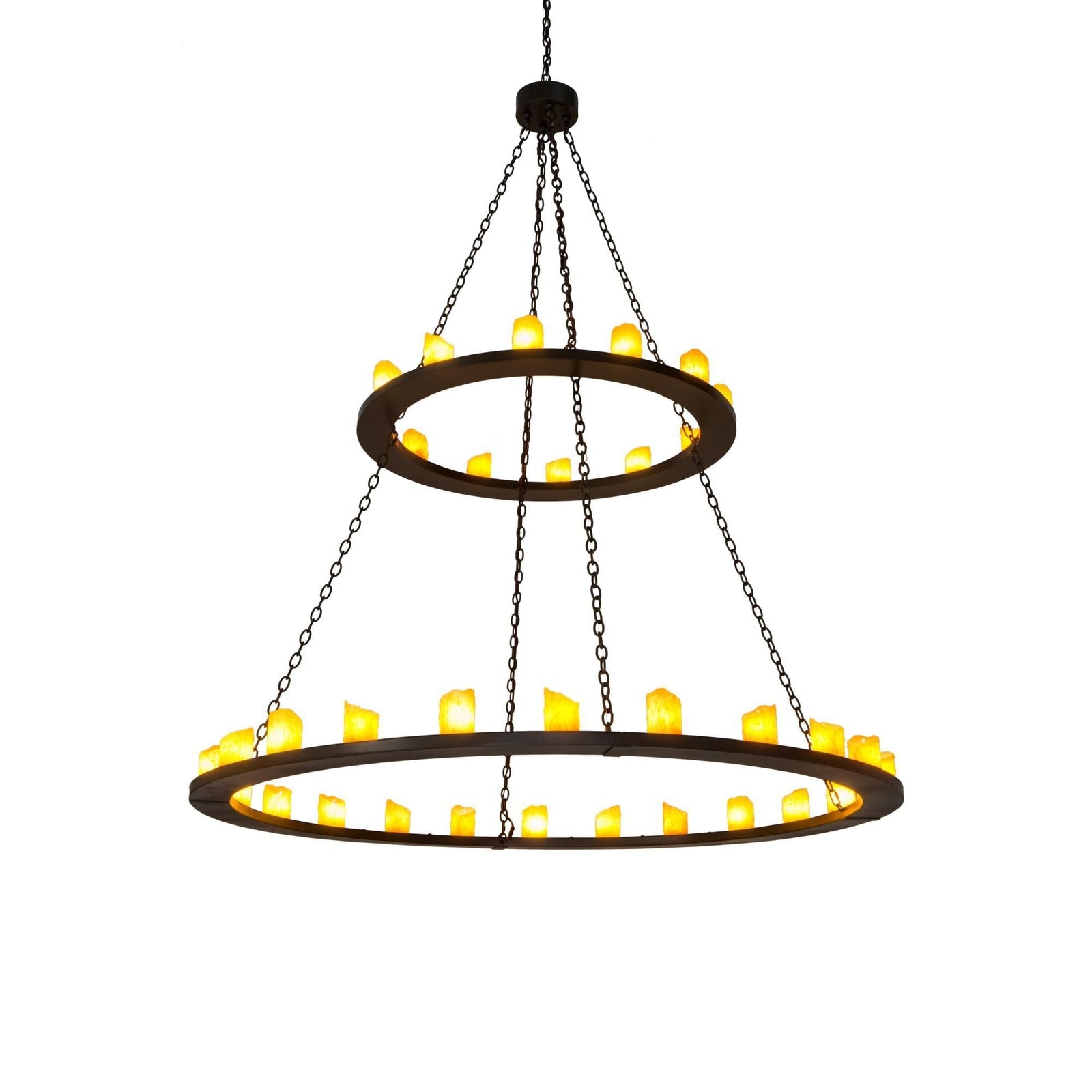 36-Light 72 in. Chandelier - Indra Loom for dining room view 1