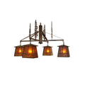 4-Light 40 in. Chandelier - Vela Halo for dining room view 1