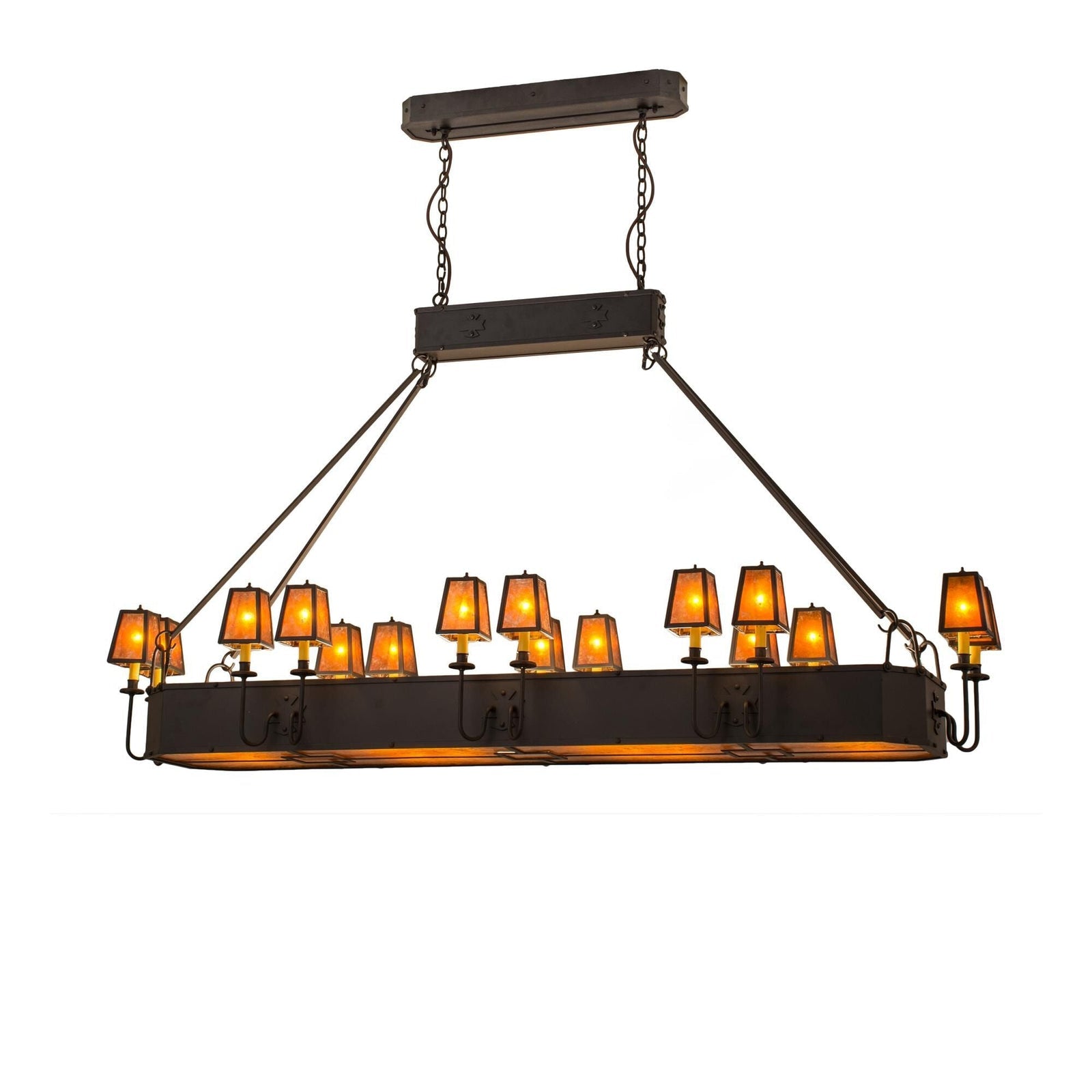 12-Light 82 in. Chandelier - Aurelia Loom for dining room view 1