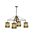 4-Light 41 in. Chandelier - Aria Luxe for dining room view 1