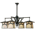 4-Light 47 in. Chandelier - Celeste Loom for dining room view 1