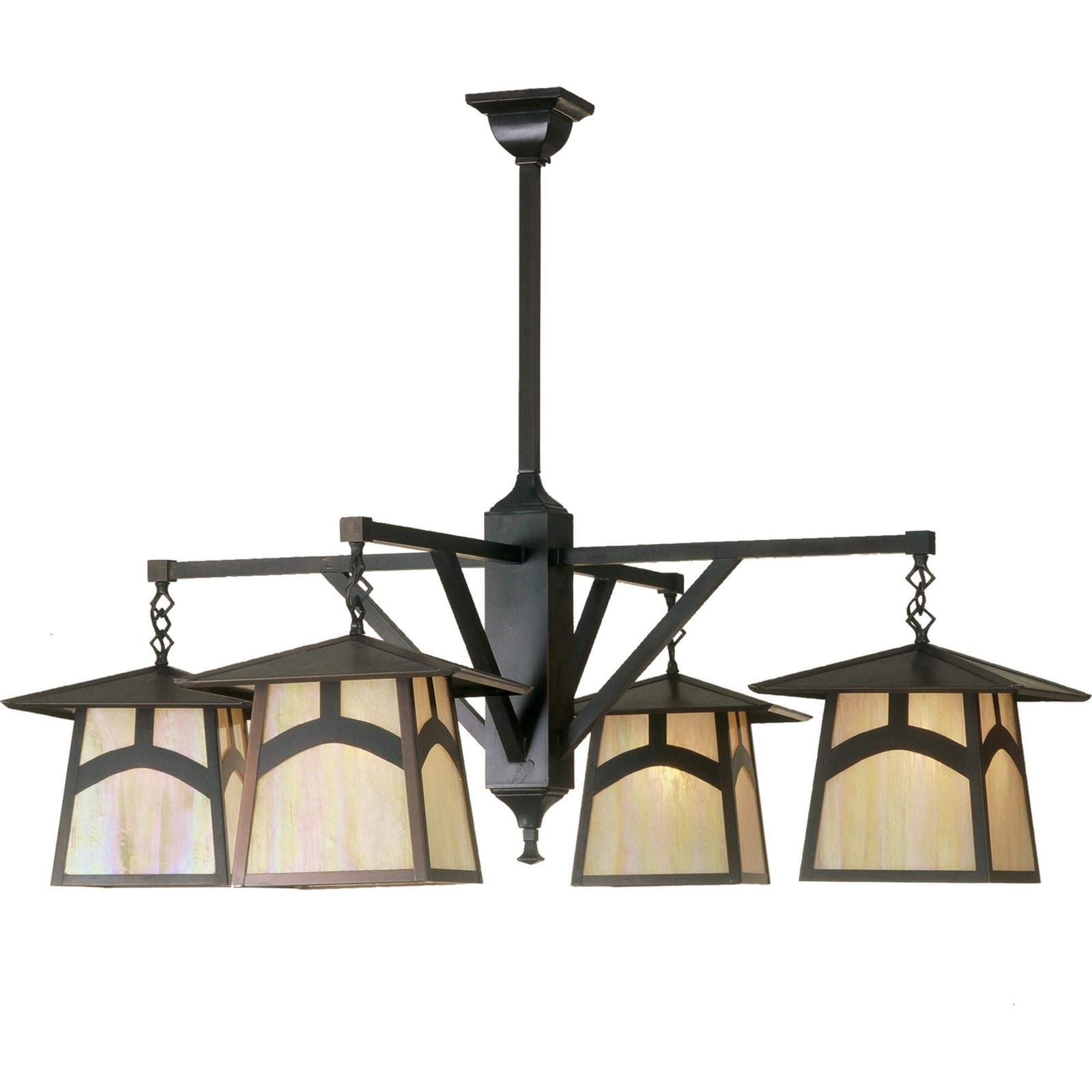 4-Light 47 in. Chandelier - Celeste Loom for dining room view 1