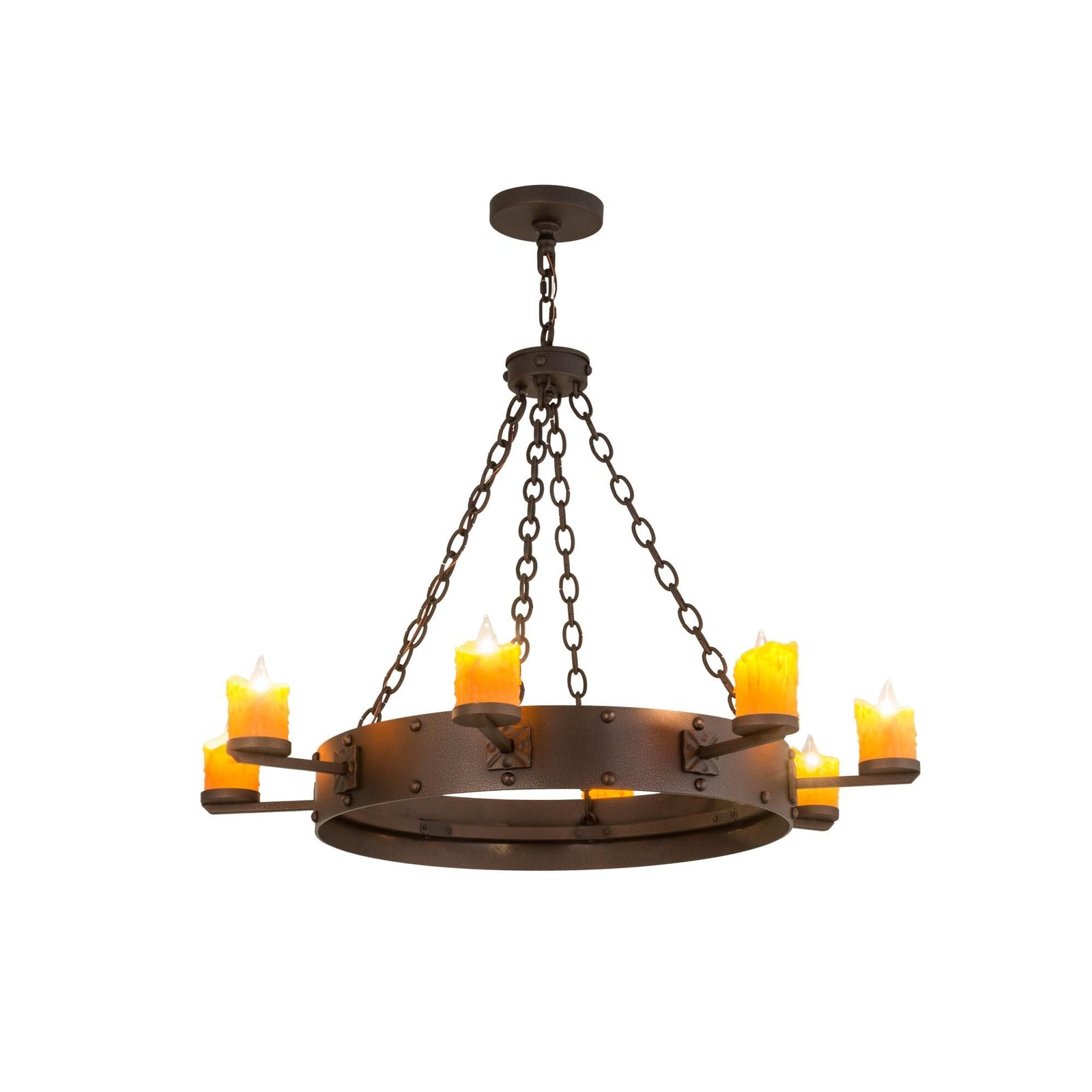 Candle chandelier - Rosa Luxe for dining room view 1