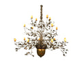 Wood chandelier - Dorian Cove for dining room view 1