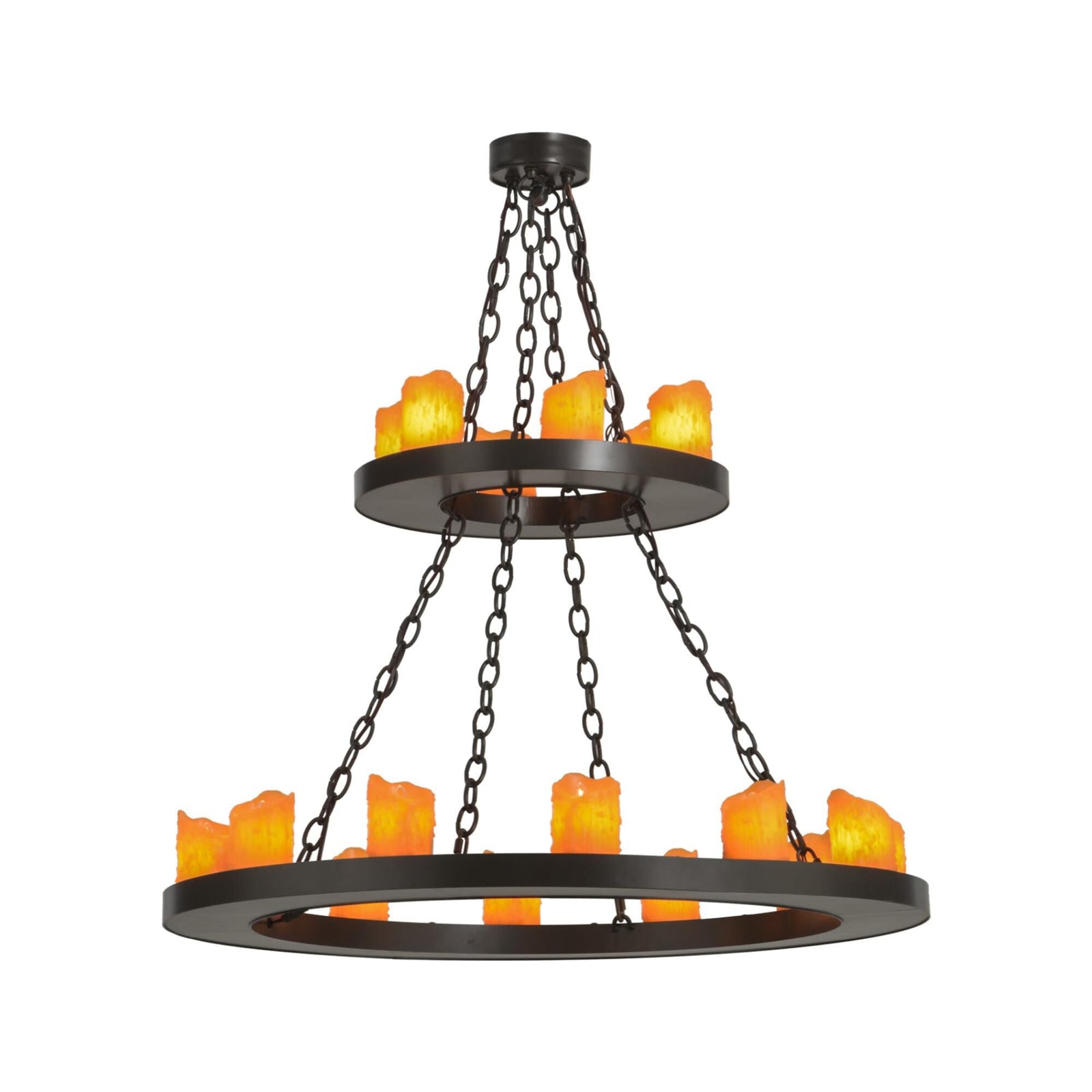 18-Light 36 in. Chandelier - Zinnia Bloom for dining room view 1