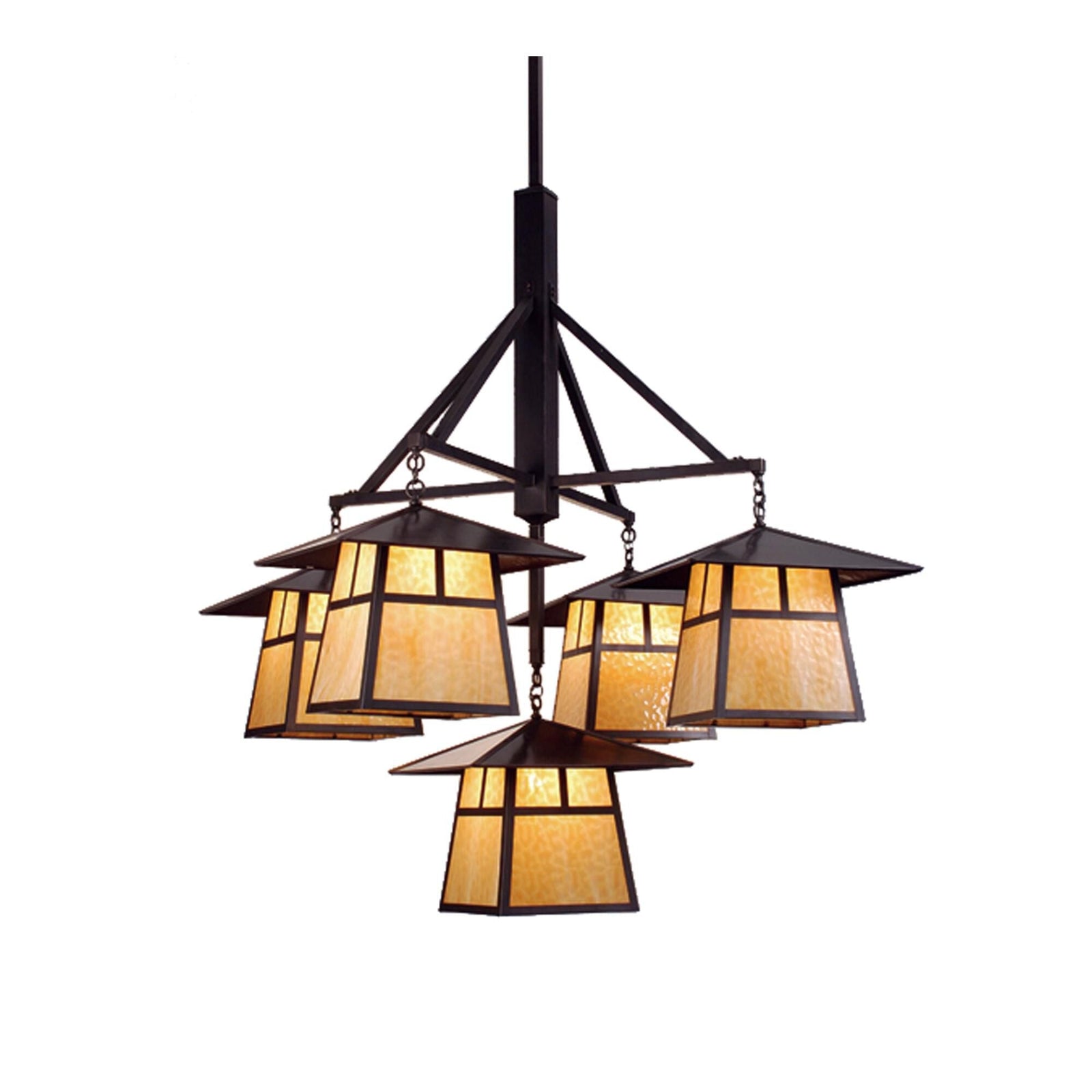 5-Light 61 in. Chandelier - Pavia Halo for dining room view 1