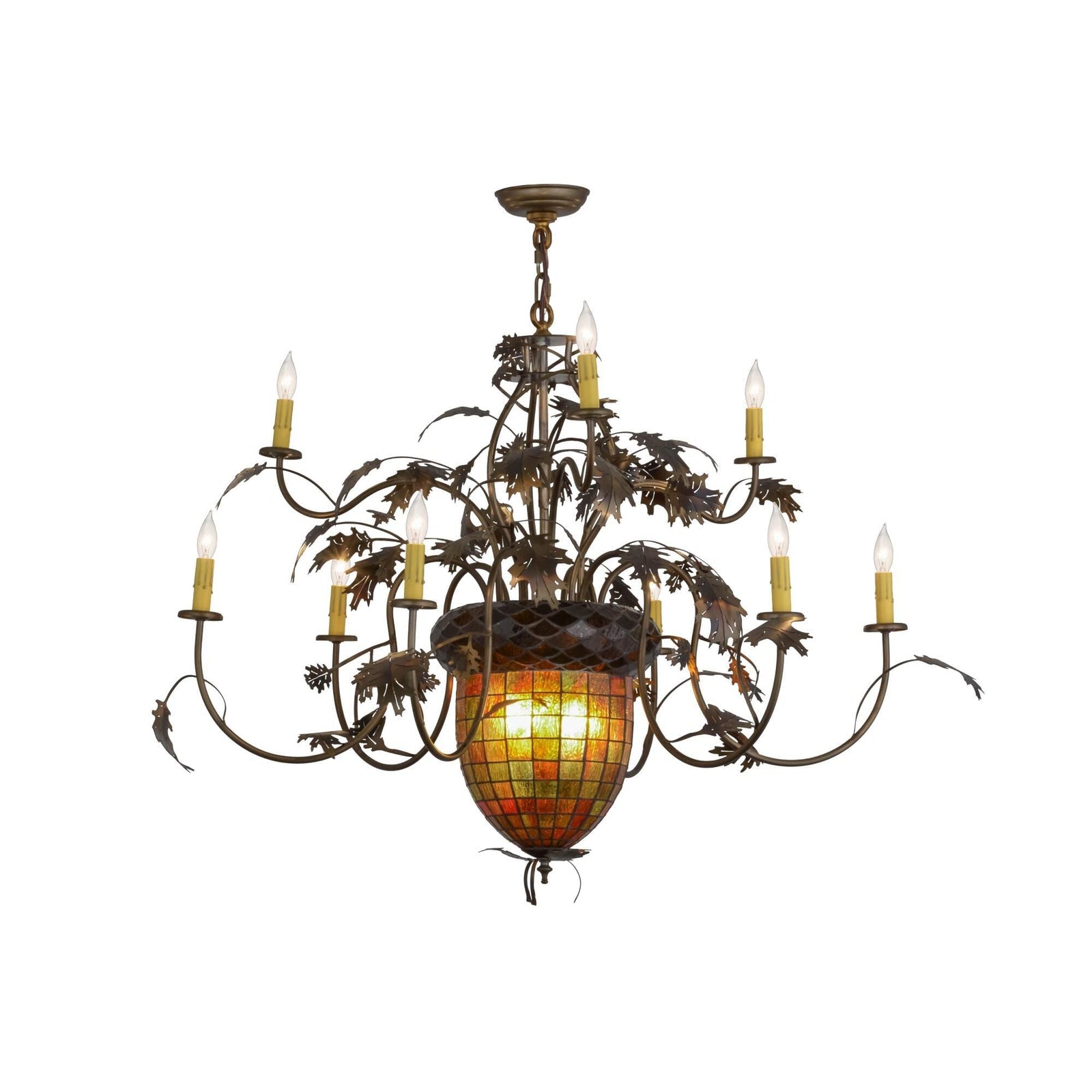 Wood chandelier - Tessa Grove for dining room view 1