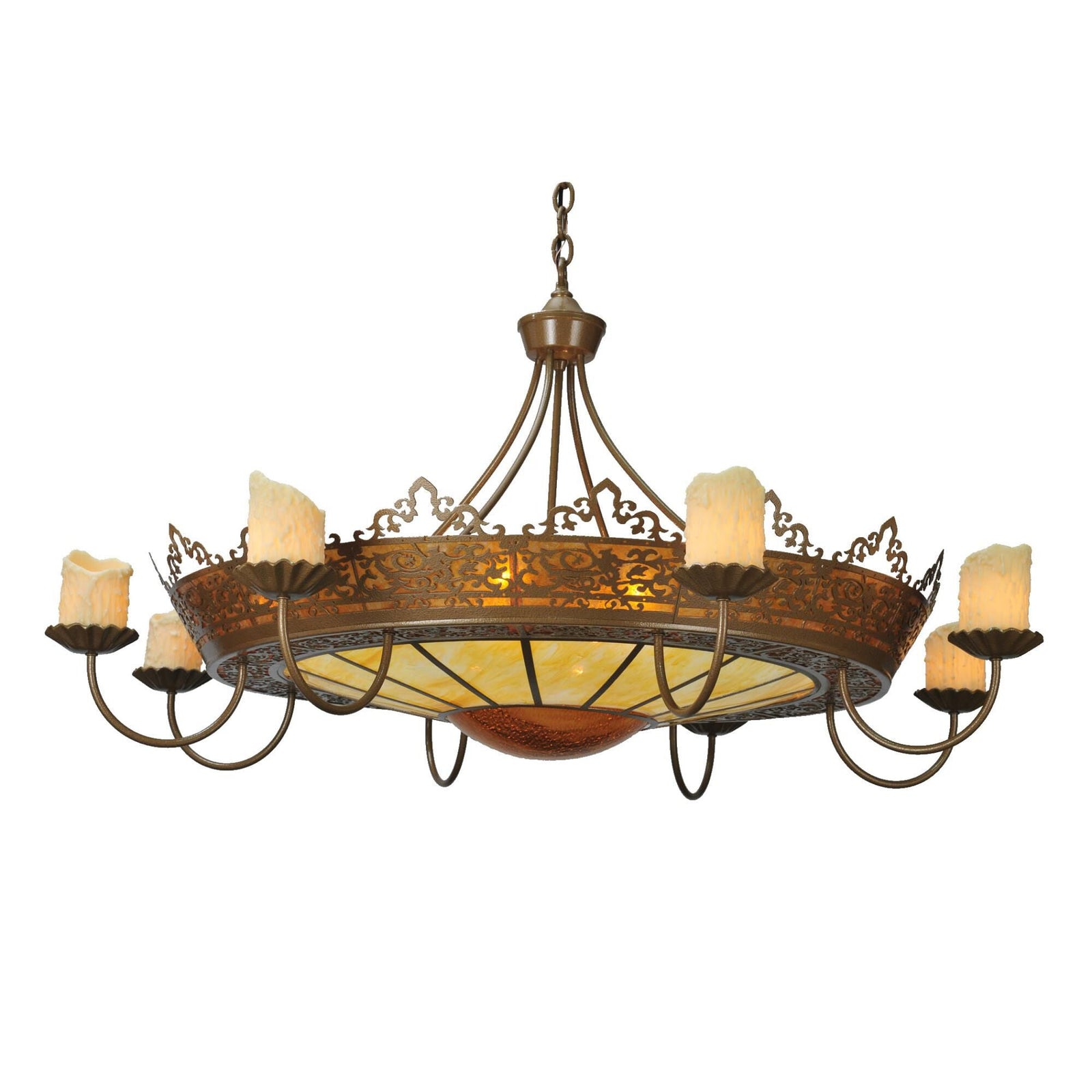 Linear chandelier - Fiora Grove for dining room view 1