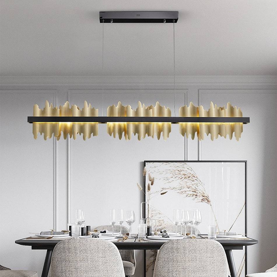 Brass Brass chandelier - Clara Lane for dining room view 1
