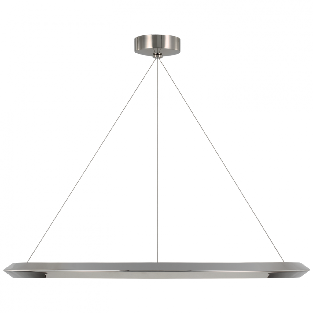 Black Brass Linear chandelier - Junia Meadow for dining room view 3