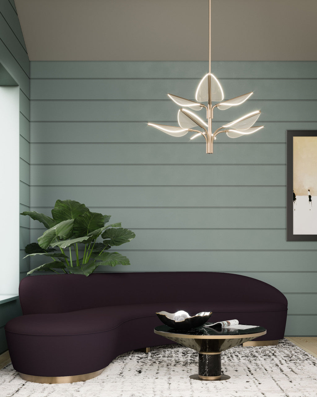 Marni 18 Head LED Multi Pendant