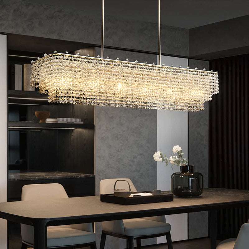 Crystal chandelier - Juno Lane for dining room view 3