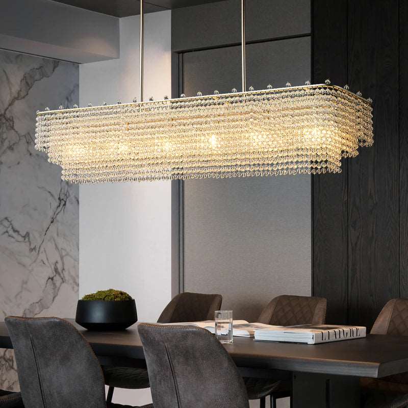 Crystal chandelier - Juno Lane for dining room view 2
