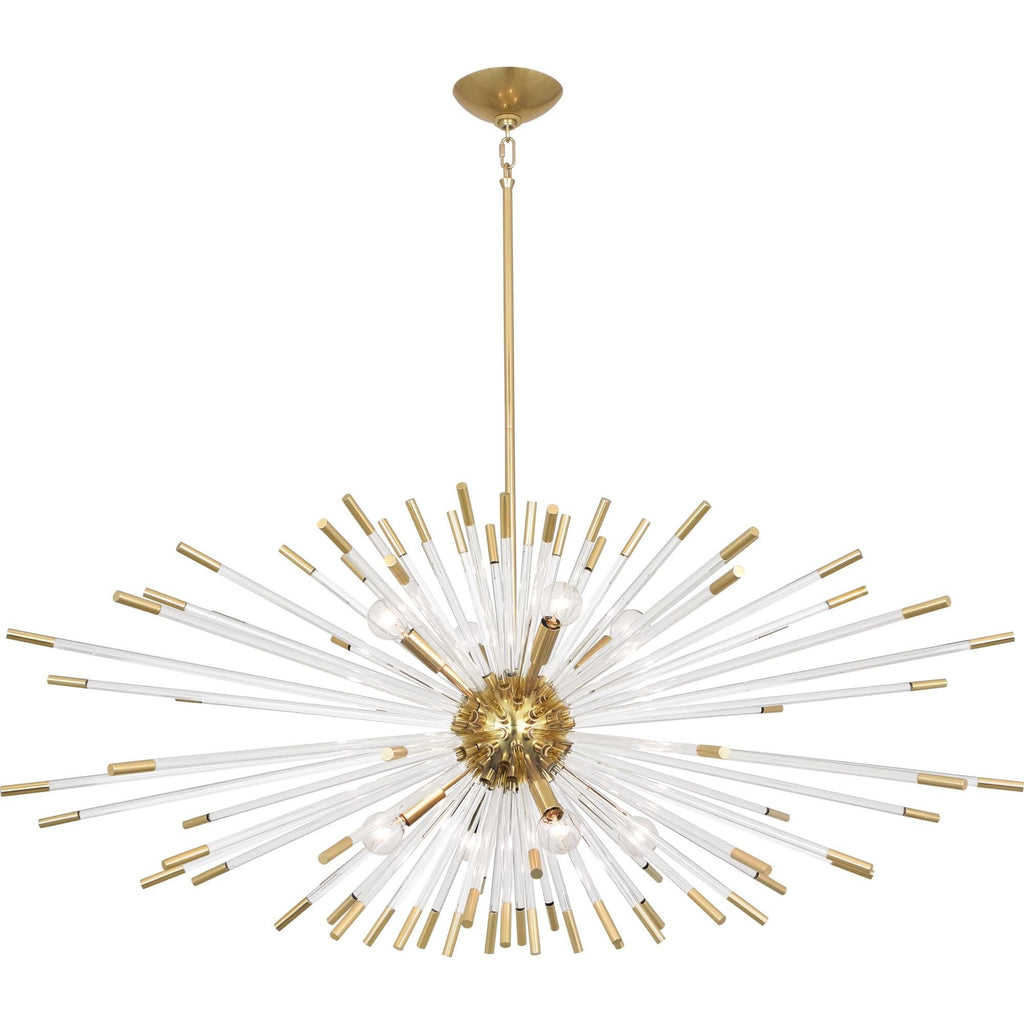 Candle chandelier - Aurelia Crest for dining room view 2