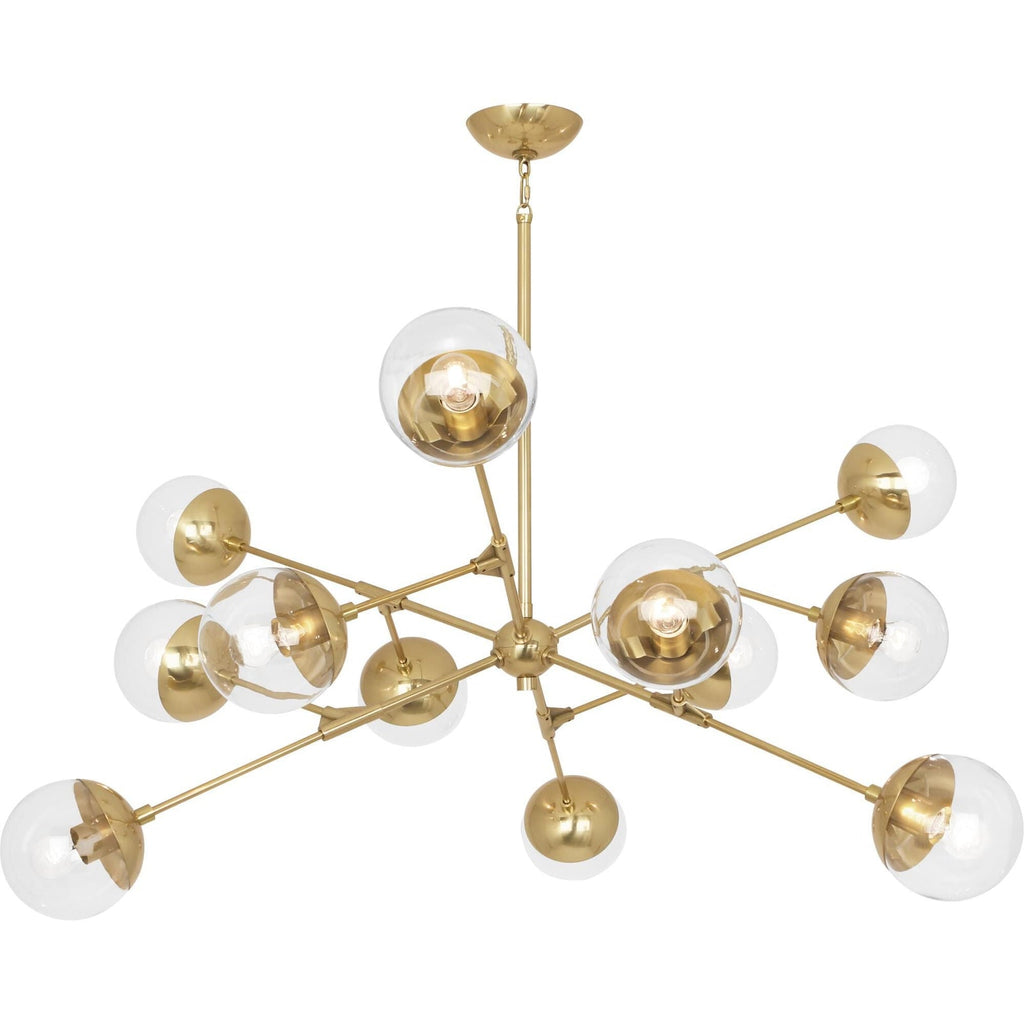 12-Light 50 in. Chandelier - Uma Crest for dining room view 1